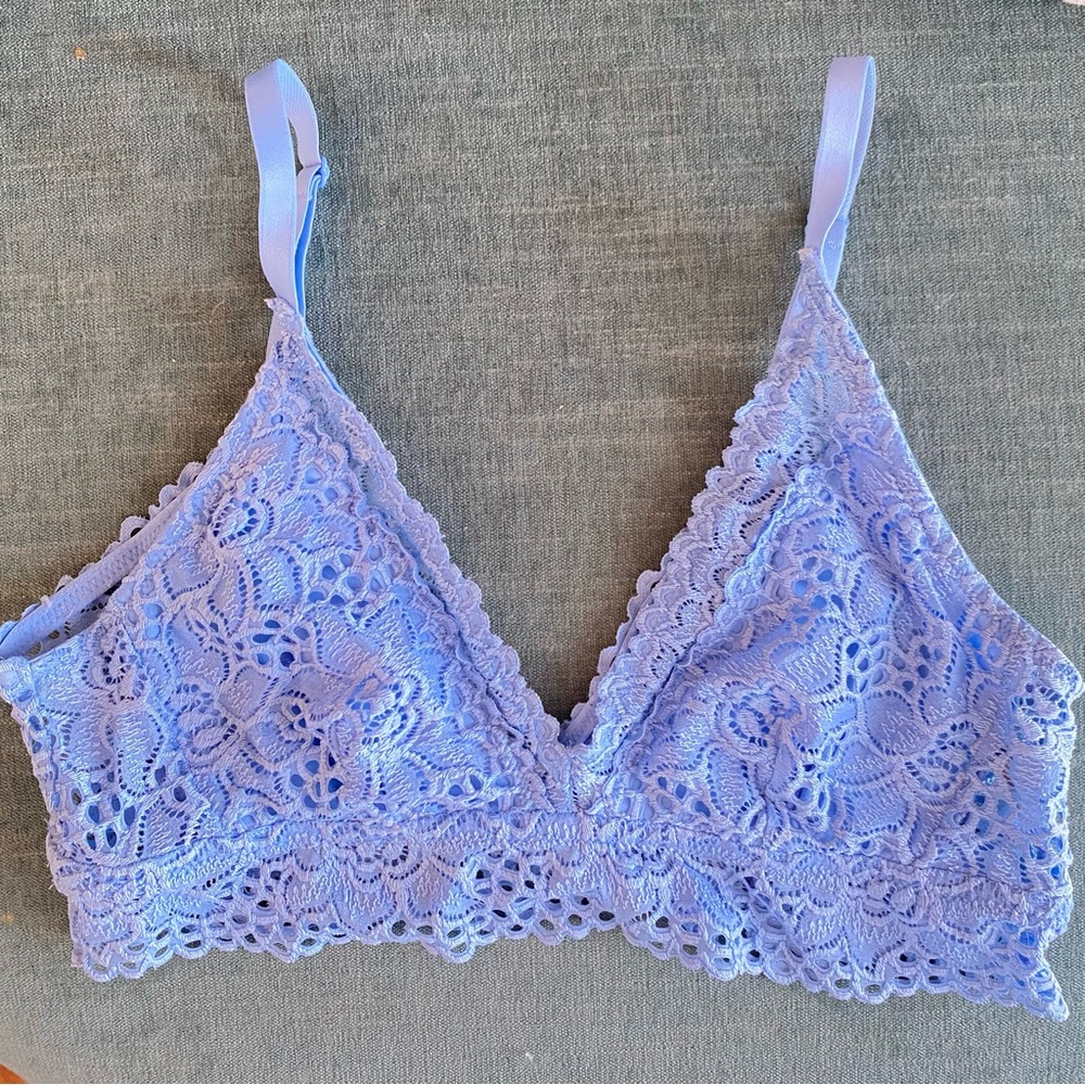 Aerie Lace Bralette in Soft Periwinkle